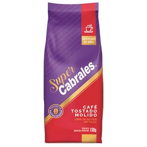 Cafe molido Super Cabrales 125 gr / Super Cabrales ground coffee 125 gr (Units x Case 12u) San Telmo Market, Argentine Grocery & Restaurant, We Ship All Over USA and CANADA