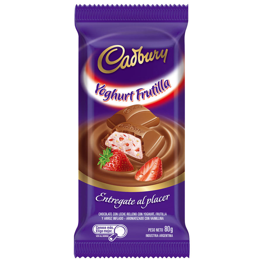 Chocolate Cadbury Yoghurt Frutilla / Strawberry - (82 gr 2.89Oz)