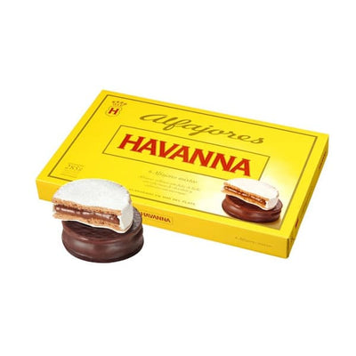 Alfajores Mixtos Clasicos Chocolate y Azucar Impalpable / Assorted Classic Alfajores Chocolate and Sugar Powder x 6 units HAVANNA (306 Gr - 10.79 Oz) San Telmo Market, Argentine Grocery & Restaurant, We Ship All Over USA and CANADA