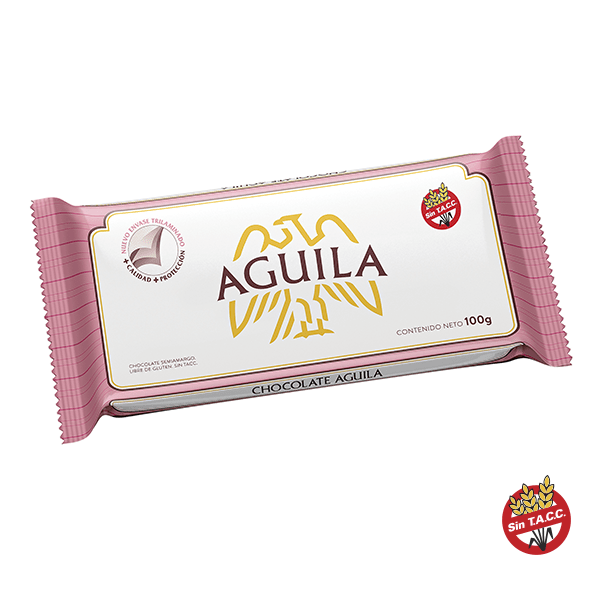 Barra Chocolate Semi amargo / Semi Sweet Chocolate Bar Aguila - (150 gr 5.28Oz) San Telmo Market, Argentine Grocery & Restaurant, We Ship All Over USA and CANADA