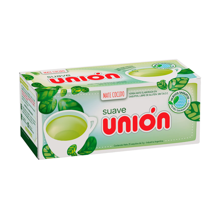 Mate Cocido UNION - Box X 25u San Telmo Market, Argentine Grocery & Restaurant, We Ship All Over USA and CANADA