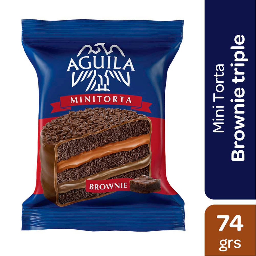 Alfajor Minitorta Clasico/ Alfajor Mini Torta Brownie AGUILA - ( 72 gr - 2.53Oz) San Telmo Market, Argentine Grocery & Restaurant, We Ship All Over USA and CANADA