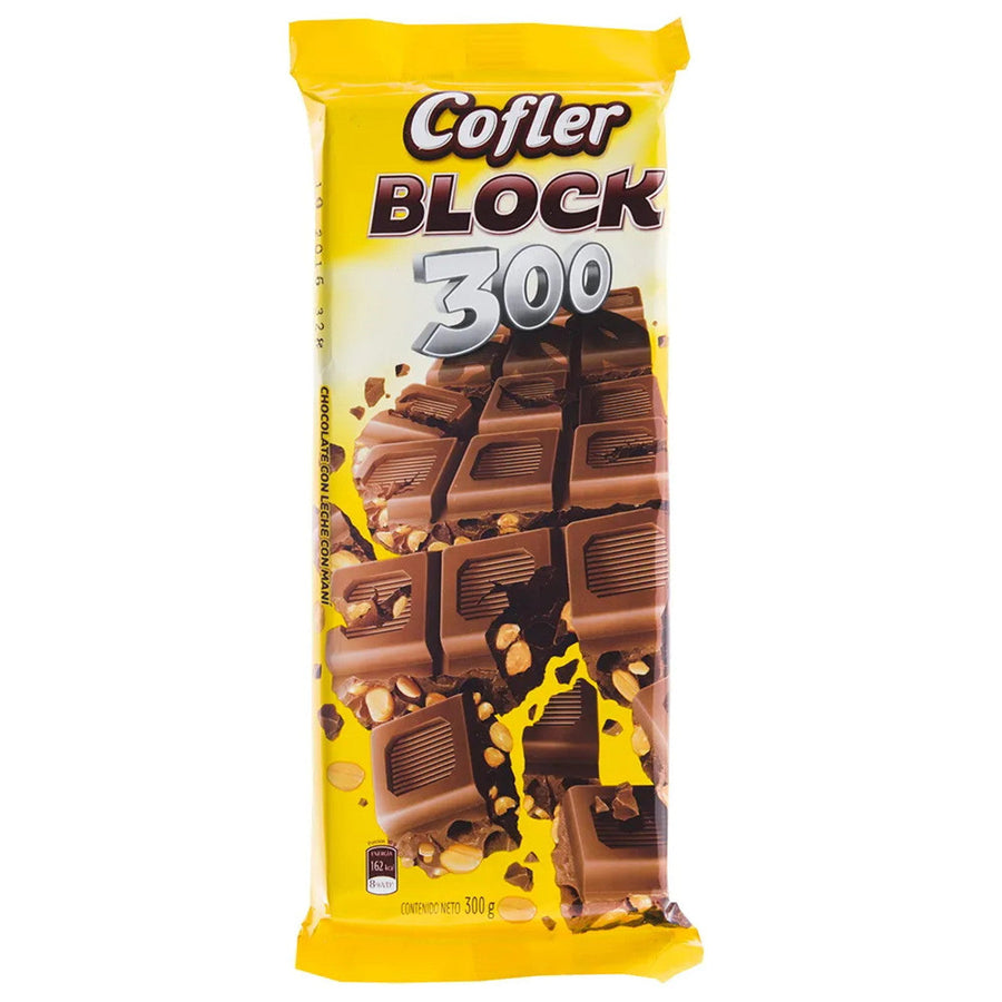Chocolate con mani / Chocolate with peanuts BLOCK  ( 170Gr - 5.99 Oz) San Telmo Market, Argentine Grocery & Restaurant, We Ship All Over USA and CANADA