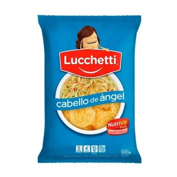 Fideos Cabello de Angel / Dry Pasta Soup Noodles Lucchetti   - ( 500 gr 1.1 Lb) San Telmo Market, Argentine Grocery & Restaurant, We Ship All Over USA and CANADA