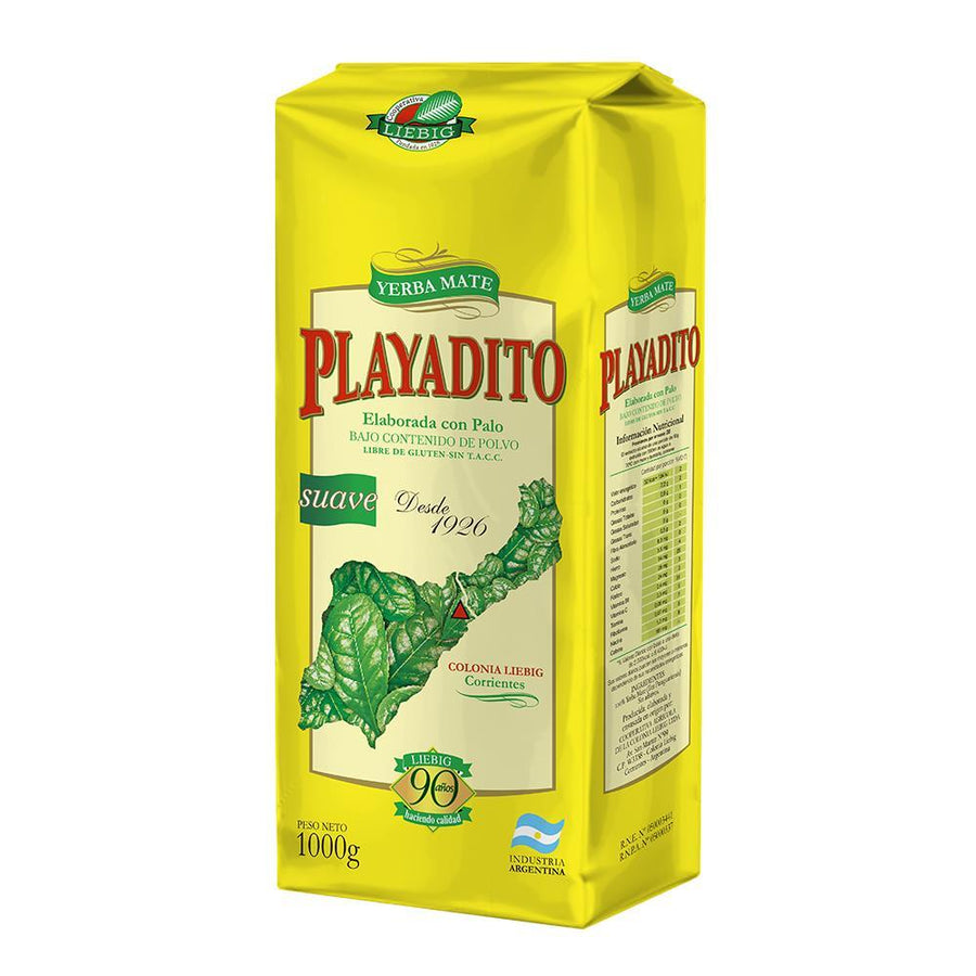 Yerba Mate PLAYADITO - ( 1kg 2.2 Lb) San Telmo Market, Argentine Grocery & Restaurant, We Ship All Over USA and CANADA