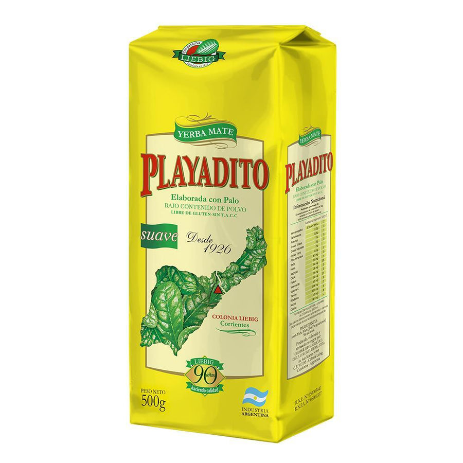 Yerba Mate PLAYADITO - ( 500 gr 1.1 Lb) San Telmo Market, Argentine Grocery & Restaurant, We Ship All Over USA and CANADA