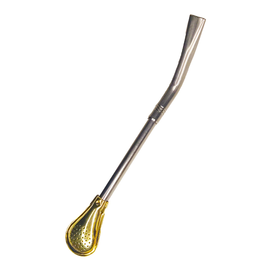Bombilla de Acero Inoxidable para Mate- Artisan Stainless Steel Mate Straw San Telmo Market, Argentine Grocery & Restaurant, We Ship All Over USA and CANADA