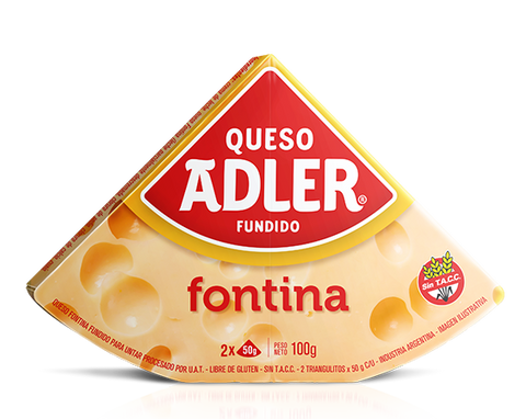 Queso Fontina / Melted Fontina Cheese - ADLER ( 100gr 3.52 Oz) San Telmo Market, Argentine Grocery & Restaurant, We Ship All Over USA and CANADA