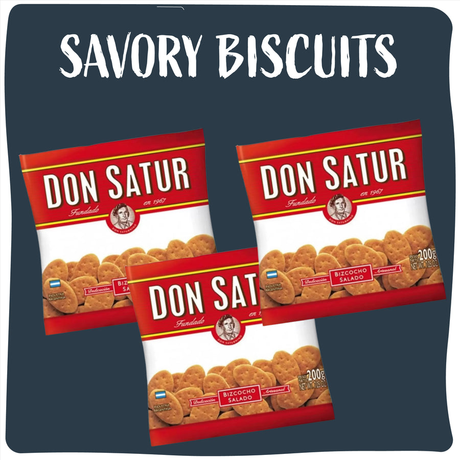 Savory Biscuits Don Satur Mix Bundle - FREE SHIPPING San Telmo Market, Argentine Grocery & Restaurant, We Ship All Over USA and CANADA