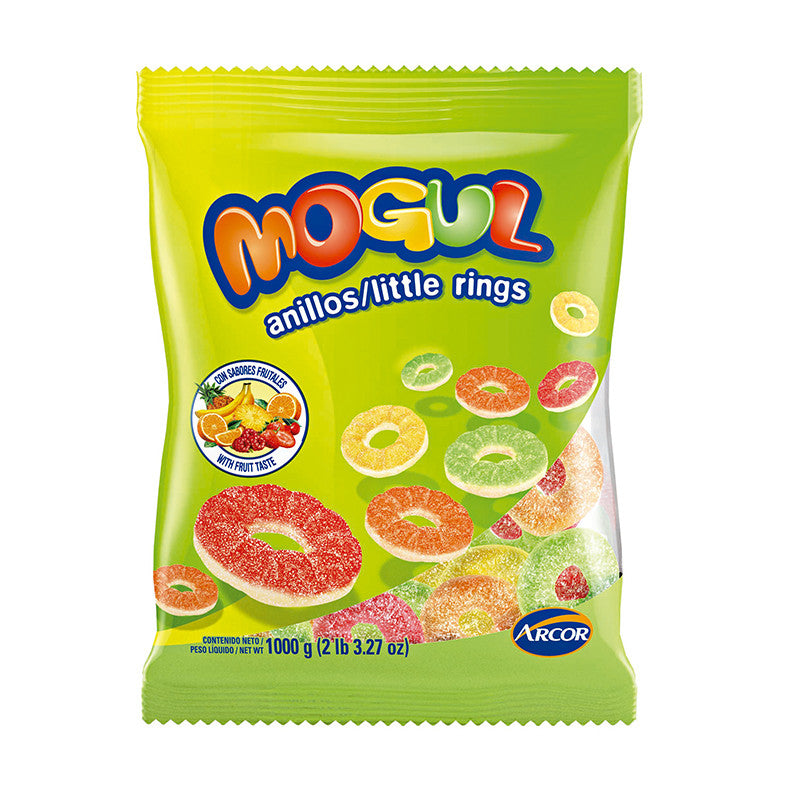 Gomitas Anillos Frutales / Fruity Jelly rings MOGUL - (220 gr 7.76 Oz) San Telmo Market, Argentine Grocery & Restaurant, We Ship All Over USA and CANADA