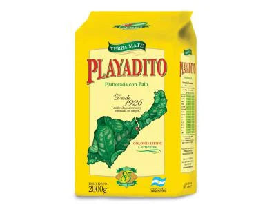 Yerba Mate PLAYADITO - ( 2kg 4.4 Lb) San Telmo Market, Argentine Grocery & Restaurant, We Ship All Over USA and CANADA