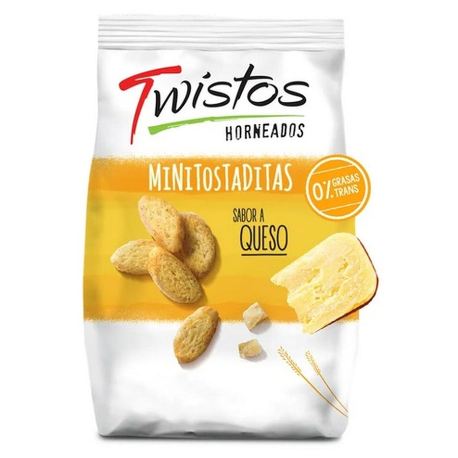 Mini Crackers Sabor Queso / Mini cheese crackers baked TWISTOS - (100gr 3.63Oz) San Telmo Market, Argentine Grocery & Restaurant, We Ship All Over USA and CANADA