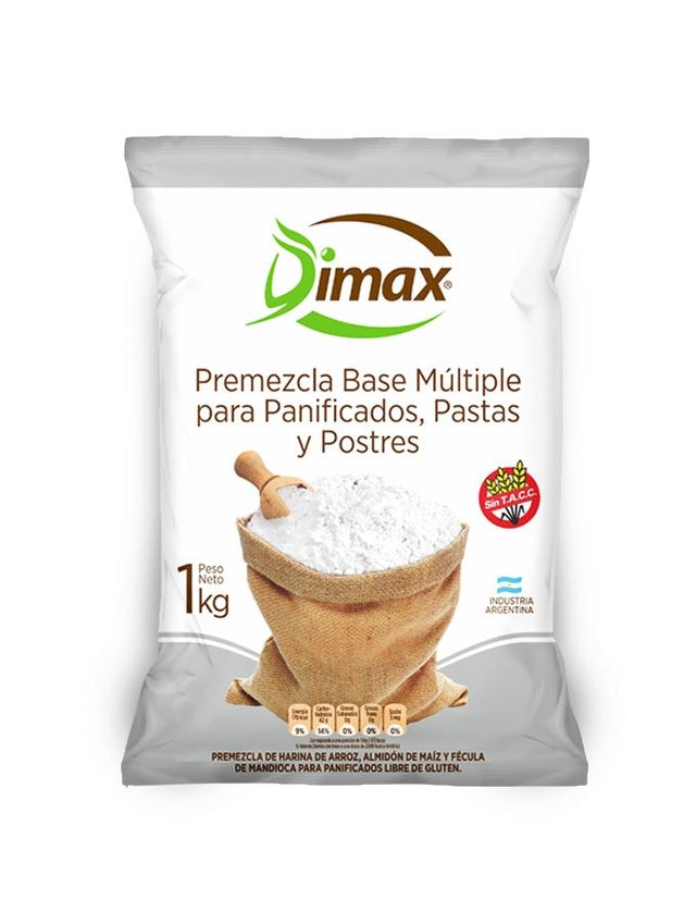 Harina Pre Mezcla / Pre Mix Flour GLUTEN FREE DIMAX - (1 Kg 2.2 Lb) · San  Telmo Market