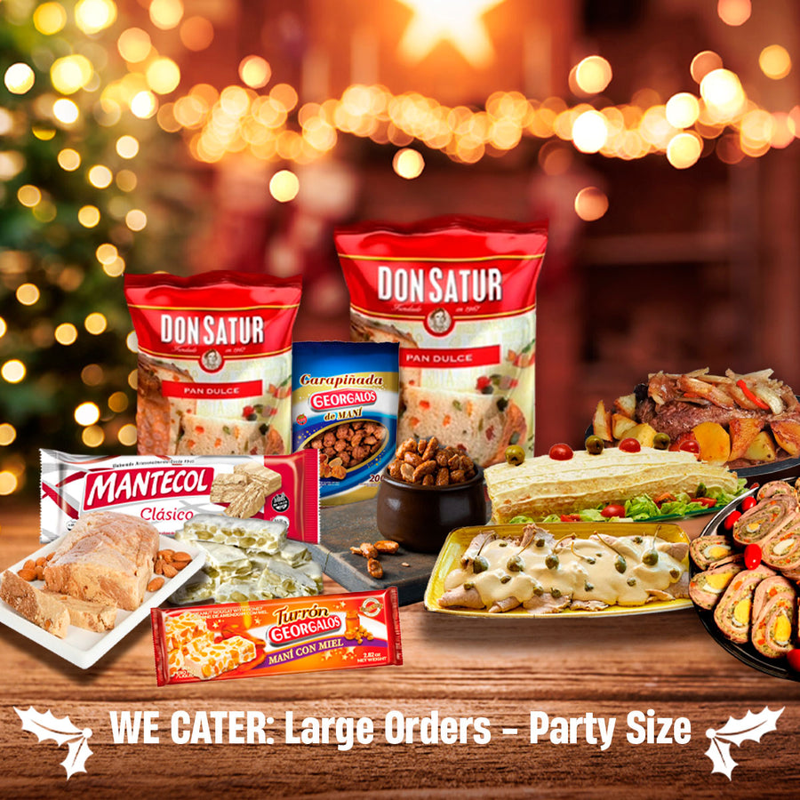 Pan Dulce, Snacks, Turrones, Garrapiñadas, Mani, Almendra, Vitel Tone, Matembre, y todo tipo de comidas Argentinas para la navidad.&nbsp;