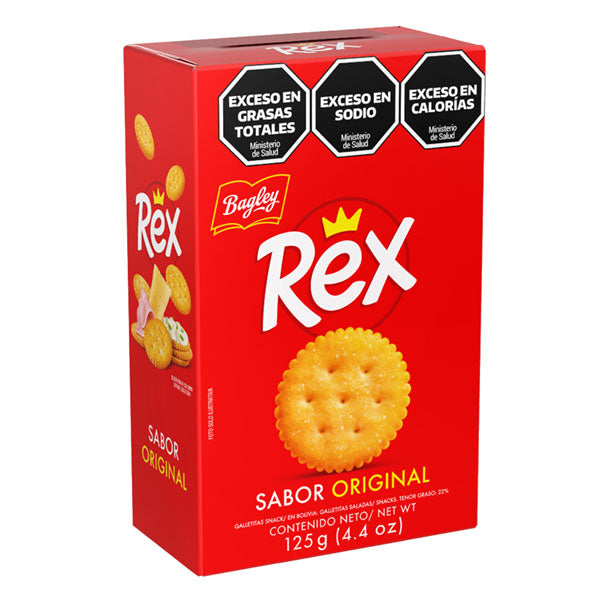 Galletitas sabor Original  / Original flavour Crackers REX  - (125 Gr - 4.4 Oz)