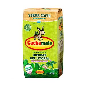 Yerba  hierbas.litoral / Yerba herbs.littoral CACHAMATE (500 g - 17.64 Oz) UNIDADES x CAJA 12San Telmo Market, tu mercado mayorista argentino con envio a todo el mundo