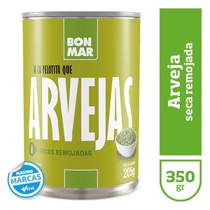 Arveja Bonmar seca remojada 300/350 gr / Bonmar dry soaked peas 300/350 gr (Units x Case 24u) San Telmo Market, Argentine Grocery & Restaurant, We Ship All Over USA and CANADA