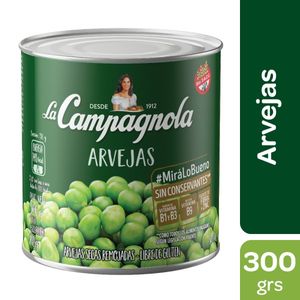 Arvejas La Campagnola secas remojadas 300 gr / Soaked dried La Campagnola peas 300 gr (Units x Case 24u) San Telmo Market, Argentine Grocery & Restaurant, We Ship All Over USA and CANADA