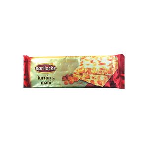 Turron Bariloche de mani 80 gr / Bariloche peanut nougat 80 gr