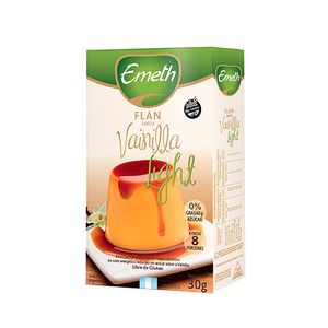 Flan Emeth de vainilla con vitamina Ligth 30 gr / Vanilla Emeth flan with vitamin Light 30 gr (Units x Case 6u) San Telmo Market, Argentine Grocery & Restaurant, We Ship All Over USA and CANADA