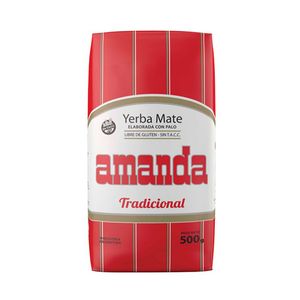 Yerba / Yerba AMANDA (500 gr - 17.64 Oz) UNIDADES x CAJA 10San Telmo Market, tu mercado mayorista argentino con envio a todo el mundo