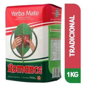 Yerba / Yerba ROMANCE (1 kg - .04 Oz) UNIDADES x CAJA 5San Telmo Market, tu mercado mayorista argentino con envio a todo el mundo