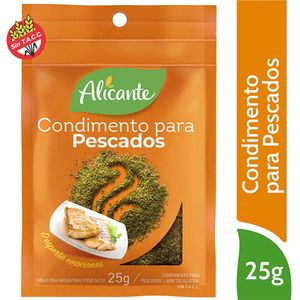 Condimento Alicante para pescado 25 gr / Alicante seasoning for fish 25 gr (Units x Case 12u) San Telmo Market, Argentine Grocery & Restaurant, We Ship All Over USA and CANADA