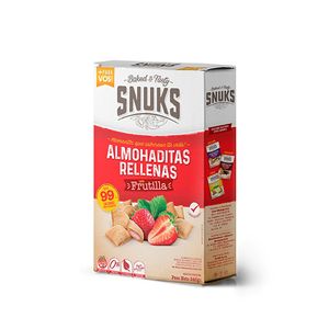 Almohadita  relleno frutilla/ / Strawberry stuffed pillow SNUKS (200 gr - 7.05 Oz) UNIDADES x CAJA 12San Telmo Market, tu mercado mayorista argentino con envio a todo el mundo