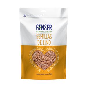 Semillas Genser lino doypack 150 gr / Genser flax seeds doypack 150 gr (Units x Case 12u) San Telmo Market, Argentine Grocery & Restaurant, We Ship All Over USA and CANADA