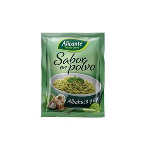 Saborizador Alicante en polvo albahaca / ajo 4 u 7.5 gr / Alicante flavoring powder basil / garlic 4 or 7.5 gr (Units x Case 10u) San Telmo Market, Argentine Grocery & Restaurant, We Ship All Over USA and CANADA