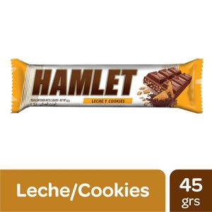 Chocolate Ha mlet leche con galleta / Chocolate Ha mlet milk with cookie HAMLET (45 gr - 1.59 Oz) UNIDADES x CAJA 21San Telmo Market, tu mercado mayorista argentino con envio a todo el mundo