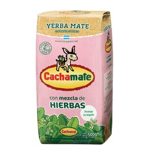 Yerba  rosa / pink yerba CACHAMATE (500 gr - 17.64 Oz) UNIDADES x CAJA 12San Telmo Market, tu mercado mayorista argentino con envio a todo el mundo