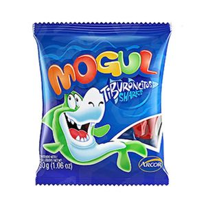 Gomitas Mogul tiburoncitos 30 gr / Mogul little shark gummies 30 gr (Units x Case 12u) San Telmo Market, Argentine Grocery & Restaurant, We Ship All Over USA and CANADA