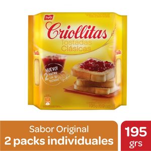 Tostadas Criollitas clasicas 160/195 gr / Classic Creole Toasts 160/195 gr (Units x Case 18u) San Telmo Market, Argentine Grocery & Restaurant, We Ship All Over USA and CANADA