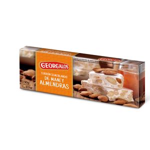 Turron Georgalos mani con almendras 90 gr / Georgalos peanut nougat with almonds 90 gr