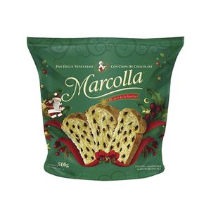 Pan dulce Marcolla con chips 500 gr / Marcolla sweet bread with chips 500 gr