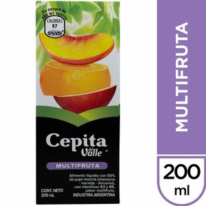 Jugo Cepita mu ltifrutal tetrabrik 200 cc / Cepita mu ltifrutal juice tetrabrik 200 cc (Units x Case 6u) San Telmo Market, Argentine Grocery & Restaurant, We Ship All Over USA and CANADA