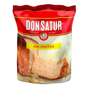 Pan dulce Don Satur sin fruta 400 gr / Don Satur sweet bread without fruit 400 gr