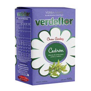 Yerba  cedron / Yerba cedron VERDEFLOR (500 gr - 17.64 Oz) UNIDADES x CAJA 12San Telmo Market, tu mercado mayorista argentino con envio a todo el mundo