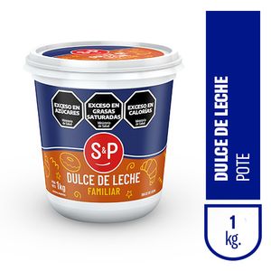 Dulce de leche  pote / Dulce de leche pot S&P (1 kg - .04 Oz) UNIDADES x CAJA 6San Telmo Market, tu mercado mayorista argentino con envio a todo el mundo