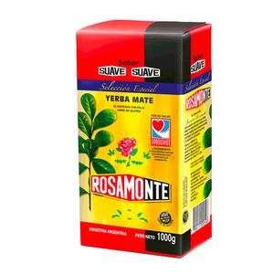 Yerba  especial suave / Special mild yerba ROSAMONTE (1 kg - .04 Oz) UNIDADES x CAJA 10San Telmo Market, tu mercado mayorista argentino con envio a todo el mundo