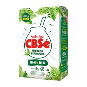 Yerba  hierbas serranas / Yerba mountain herbs CBSE (1 kg - .04 Oz) UNIDADES x CAJA 12San Telmo Market, tu mercado mayorista argentino con envio a todo el mundo