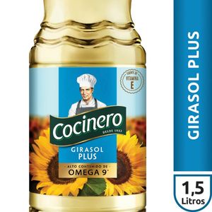 Aceite girasol  plus. / Sunflower oil plus. COCINERO (1 lt - .04 Oz) UNIDADES x CAJA 12San Telmo Market, tu mercado mayorista argentino con envio a todo el mundo