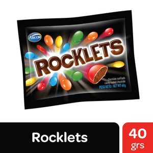 Chocolate Rocklets confitado 40 gr / Candied Rocklets Chocolate 40 gr (Units x Case 18u) San Telmo Market, Argentine Grocery & Restaurant, We Ship All Over USA and CANADA