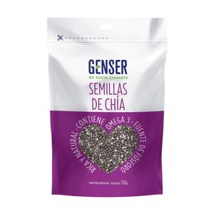 Semillas  chia doypack / chia seeds doypack GENSER (150 gr - 5.29 Oz)