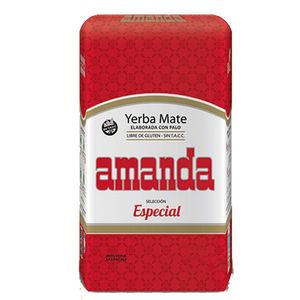 Yerba  sele ccion / Yerba selection AMANDA (1 kg - .04 Oz) UNIDADES x CAJA 10San Telmo Market, tu mercado mayorista argentino con envio a todo el mundo