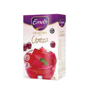 Gelatina Emeth de cereza con vitaminas 70 gr / Emeth cherry gelatin with vitamins 70 gr (Units x Case 6u) San Telmo Market, Argentine Grocery & Restaurant, We Ship All Over USA and CANADA