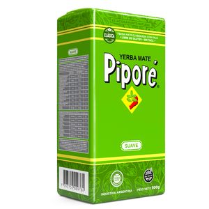 Yerba  suave clasica / Classic soft yerba PIPORE (500 gr - 17.64 Oz) UNIDADES x CAJA 10San Telmo Market, tu mercado mayorista argentino con envio a todo el mundo