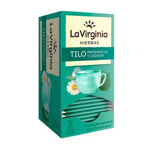 Te  tilo manzanilla cedron / linden chamomile cedron tea LA VIRGINIA (25 - .88 Oz) UNIDADES x CAJA 6San Telmo Market, tu mercado mayorista argentino con envio a todo el mundo