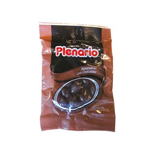 Almendra Plenario con chocolate ne gro 80 gr / Almond Plenario with dark chocolate 80 gr